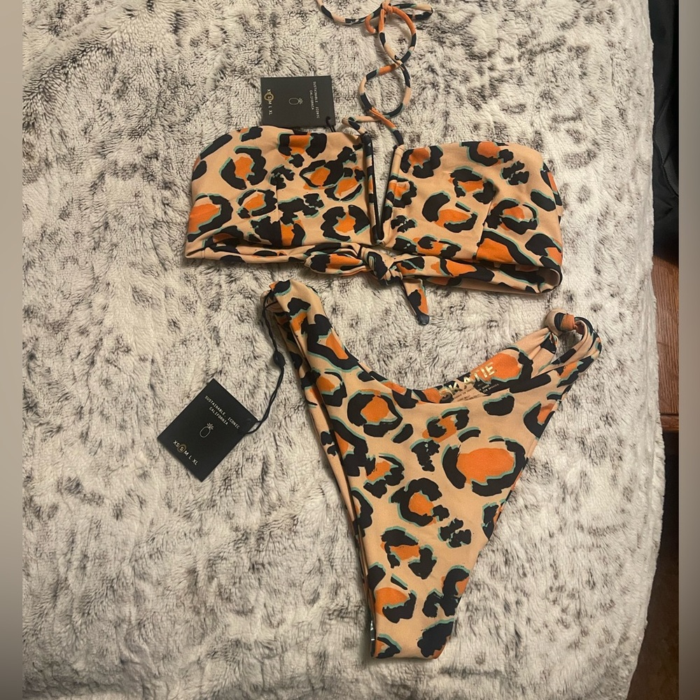 SKATIE Animal Print Bikini Set